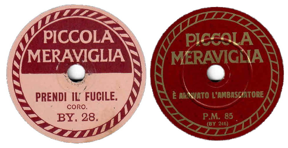 Piccola Meraviglia Label Variations