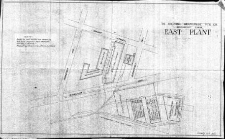 Columbia factory blueprints, site overview
