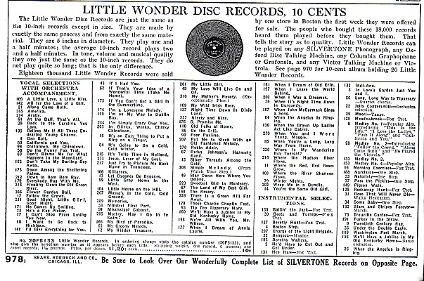 Sears catalogue #133 - 1916